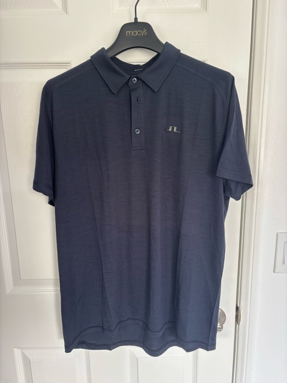 J.Lindeberg Navy Blue Men's Polo Shirt